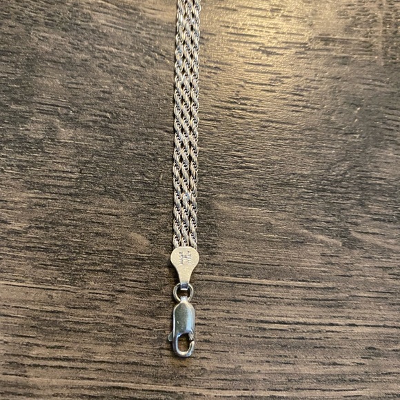 Sterling Silver 7” .925 Bracelet - Picture 5 of 7